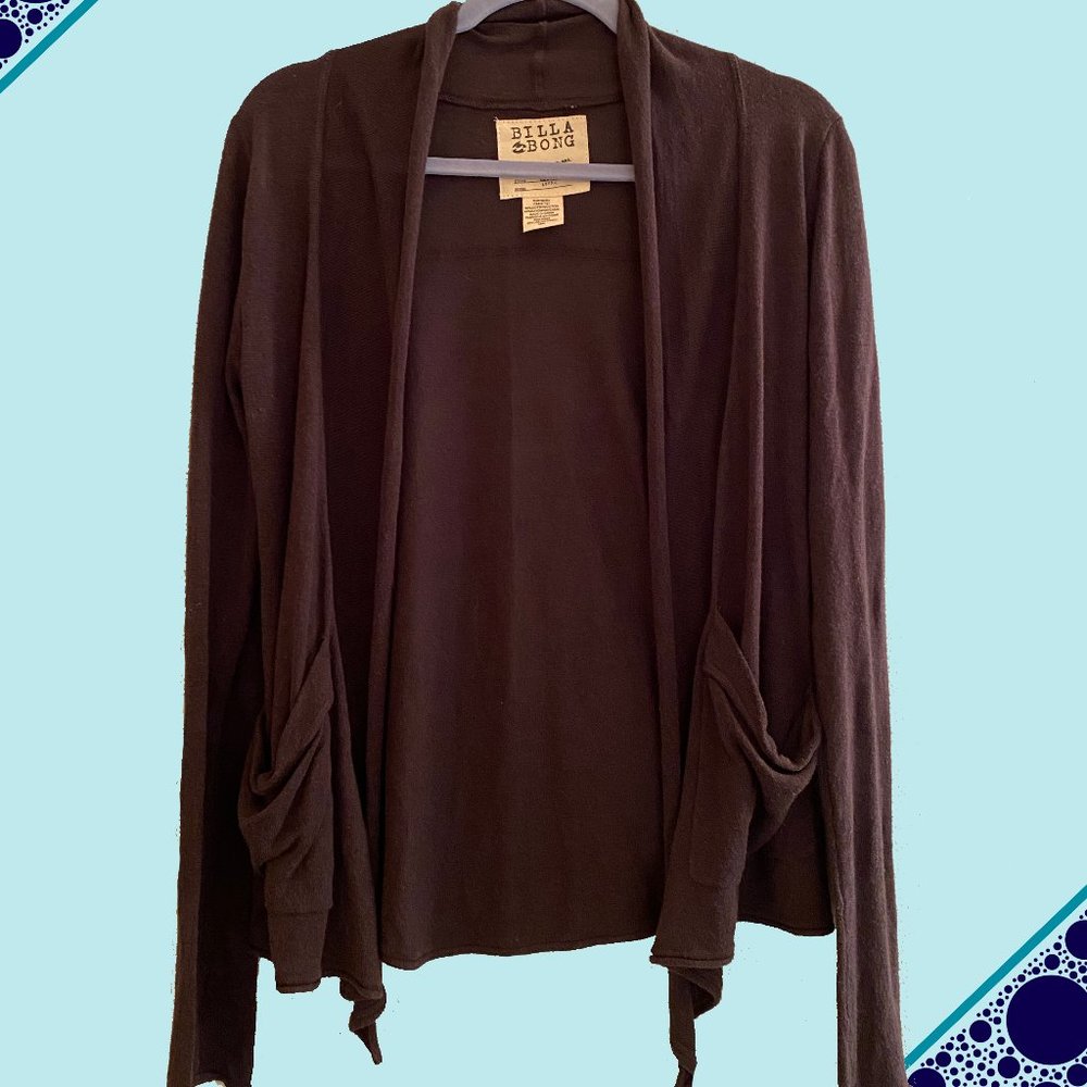 Dark Gray Billabong Cardigan